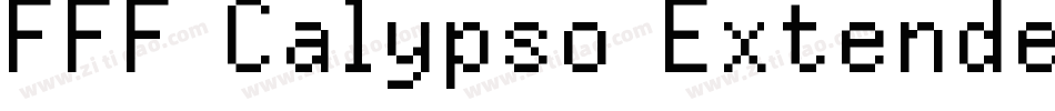 FFF Calypso Extended字体转换